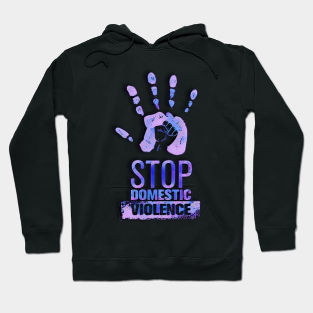 Stop Domestic Violence Hoodie by Cipher_Obscure